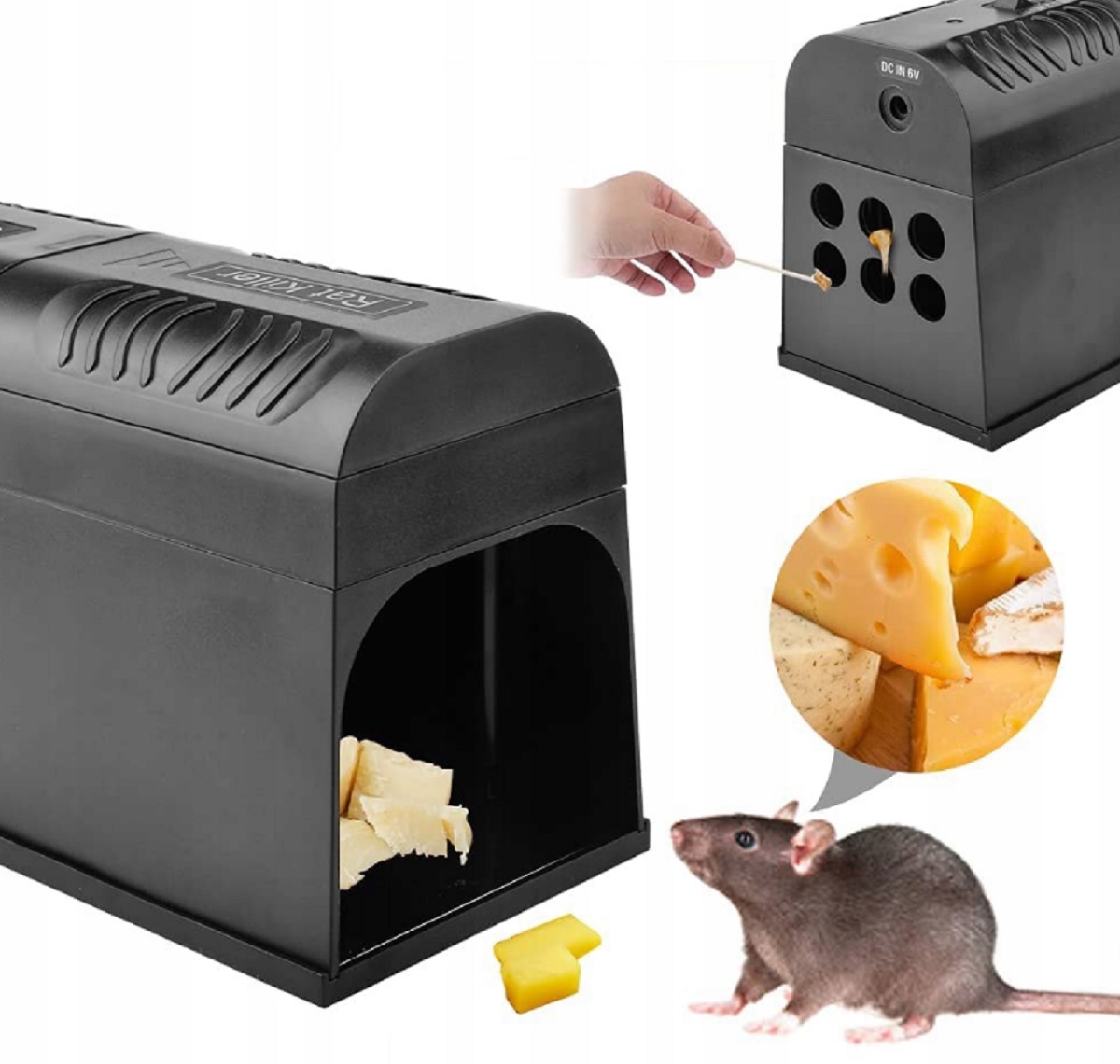 Účinná elektrická pasca na myši a potkany